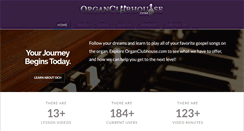 Desktop Screenshot of organclubhouse.com